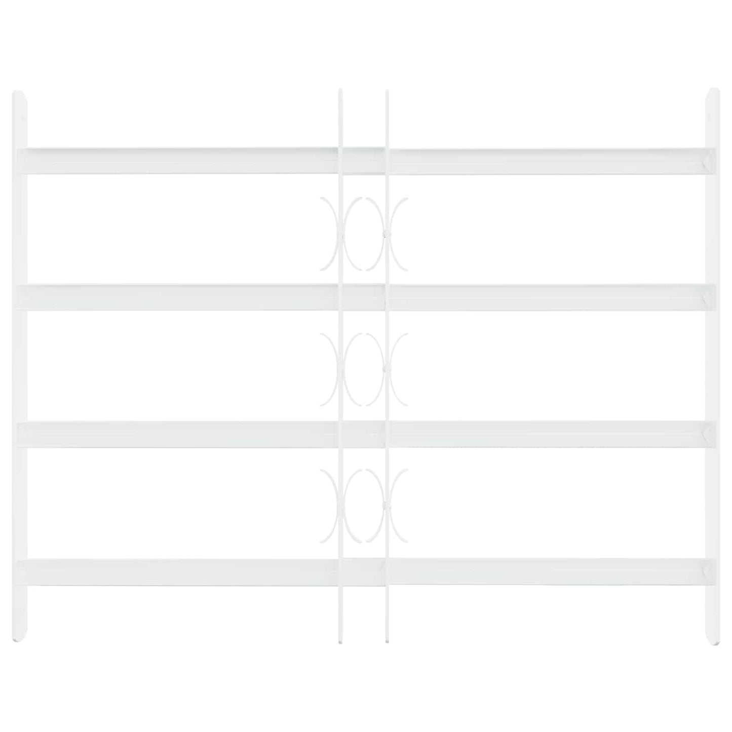 vidaXL Security Grille for Windows with 4 Crossbars 3 pcs 43-74 cm