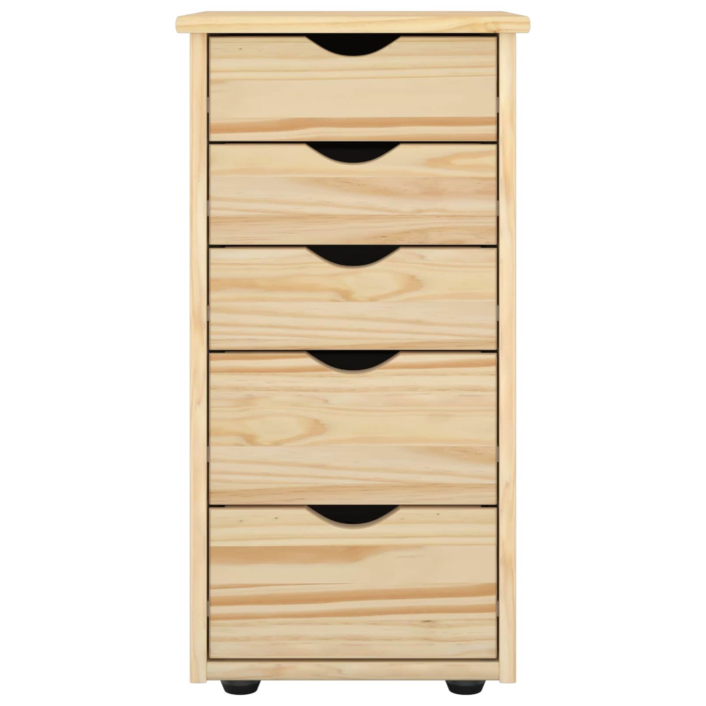 vidaXL Cabinet Brown 34 x 39 x 61.5 cm Solid Pine Wood