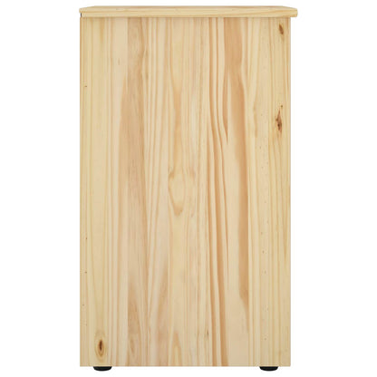 vidaXL Cabinet Brown 34 x 39 x 61.5 cm Solid Pine Wood