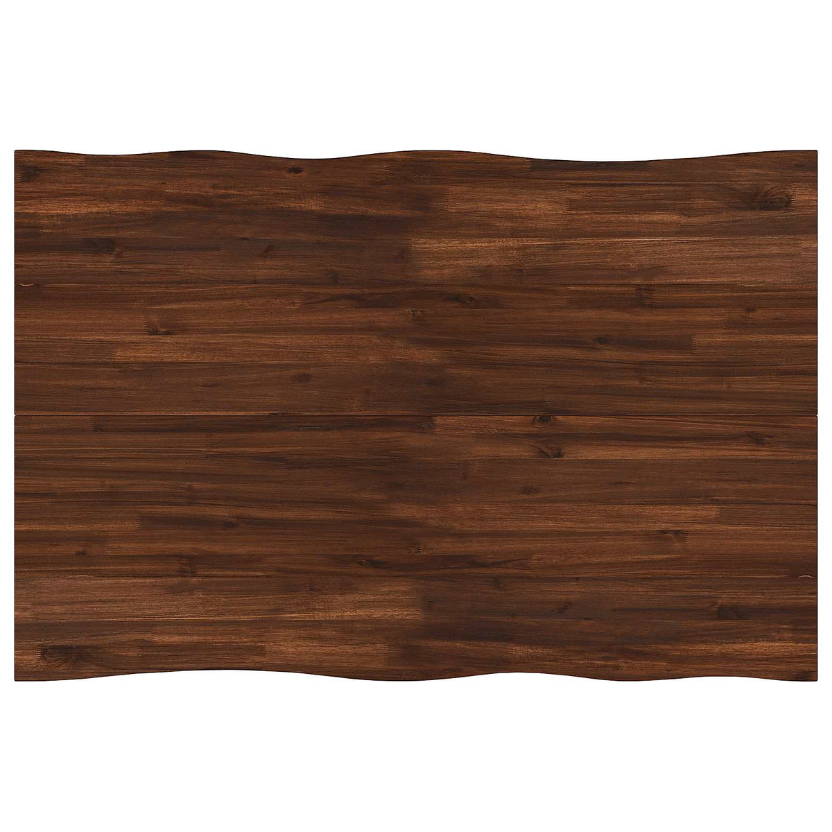 vidaXL 120 x 80 x 75 cm Solid Acacia Wood Dark Brown and Black