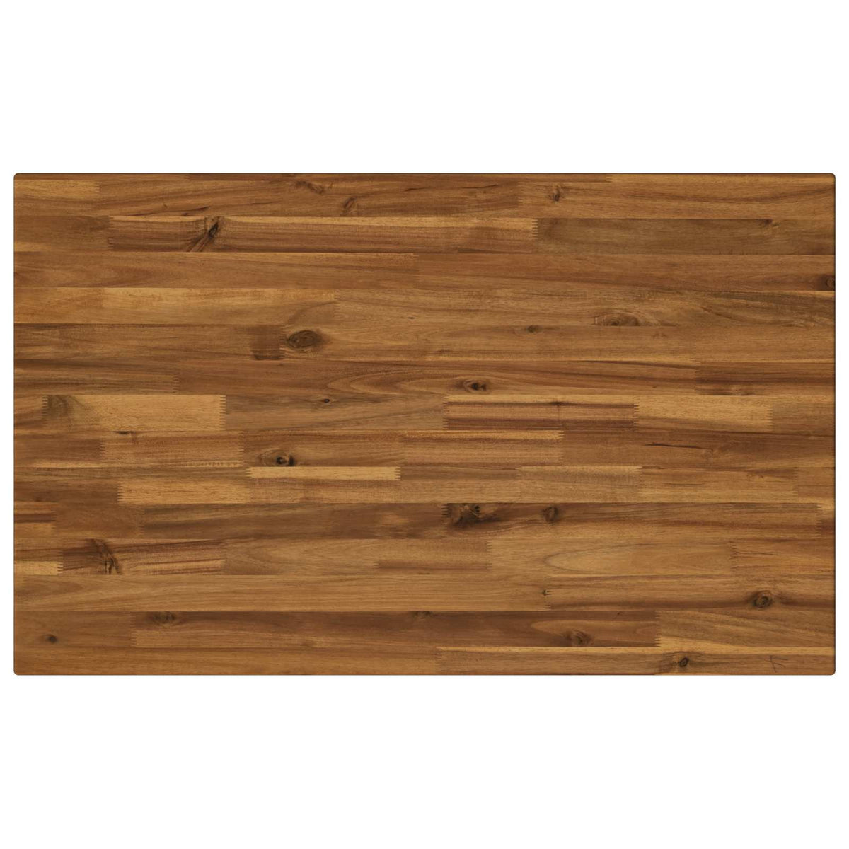 vidaXL 110 x 55 x 75 cm Solid Acacia Wood Natural and Black