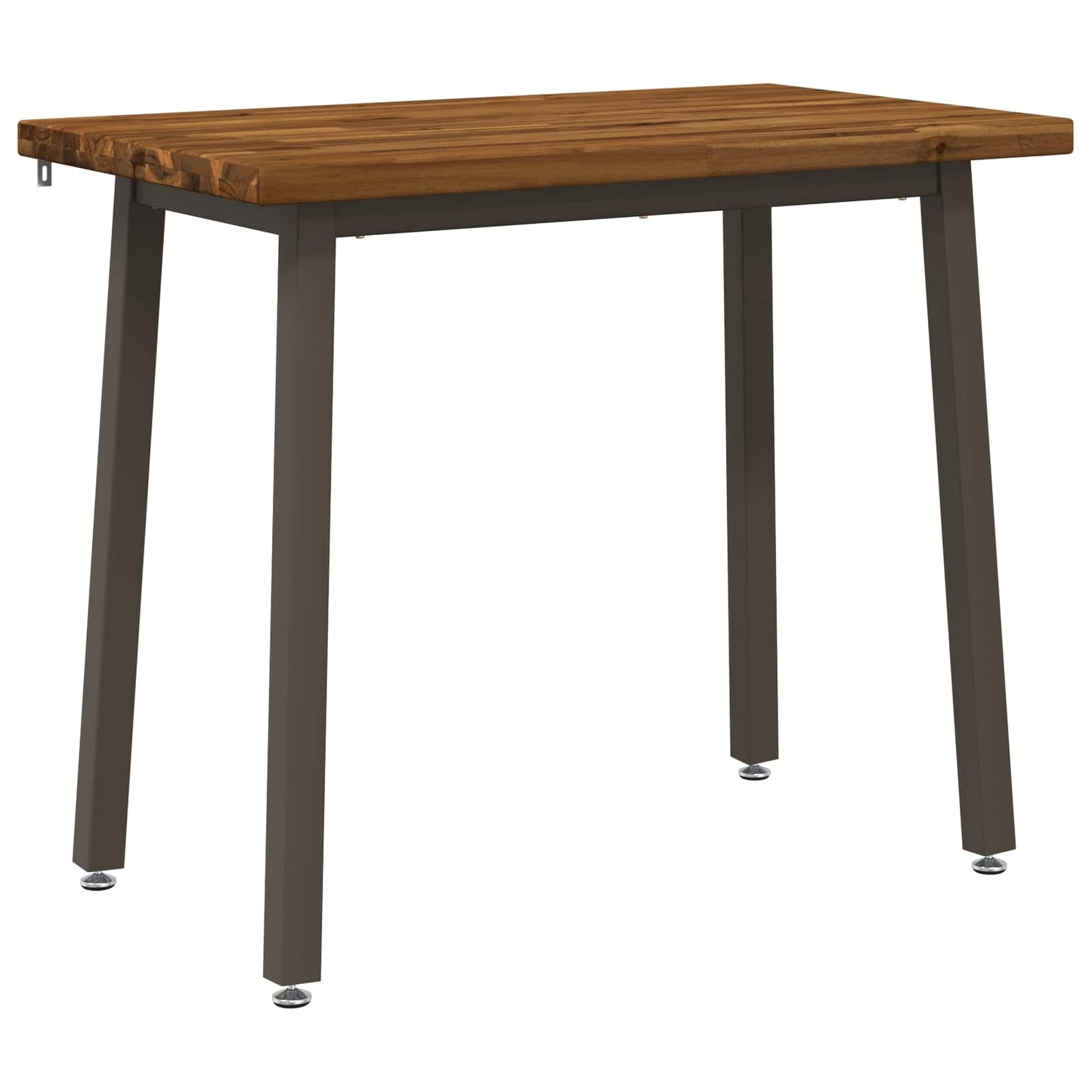 vidaXL 110 x 55 x 75 cm Solid Acacia Wood Natural and Coffee