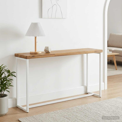 vidaXL Rectangular Table Top 110 x 30 x 3.5 cm Rectangular White