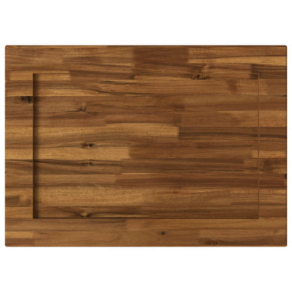 vidaXL Rectangular Table Top 70 x 40 x 3.5 cm Rectangular Natural