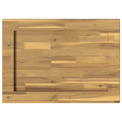 vidaXL Rectangular Table Top 70 x 50 x 3.5 cm Rectangular White