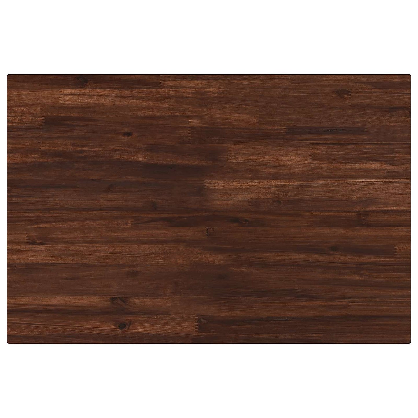 vidaXL Rectangular Table Top 80 x 60 x 3.5 cm Rectangular Dark Brown