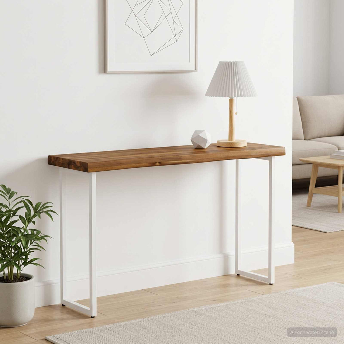 vidaXL Live Edge Table Top 80 x 20 x 3.5 cm Rectangular Natural