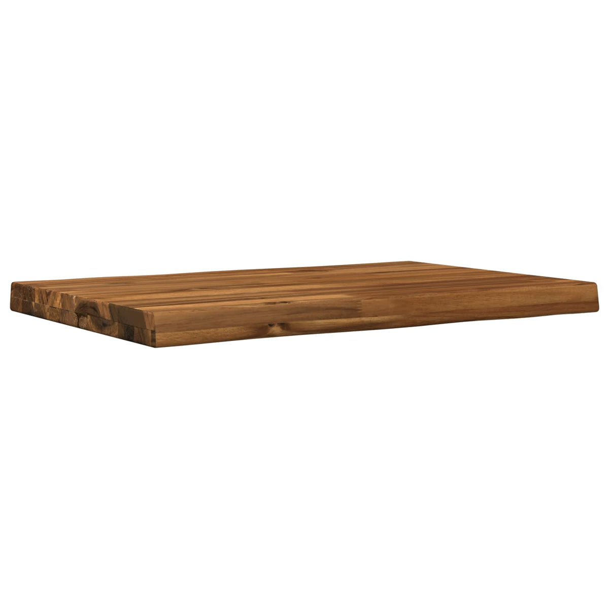 vidaXL Live Edge Table Top 80 x 40 x 3.5 cm Rectangular Natural