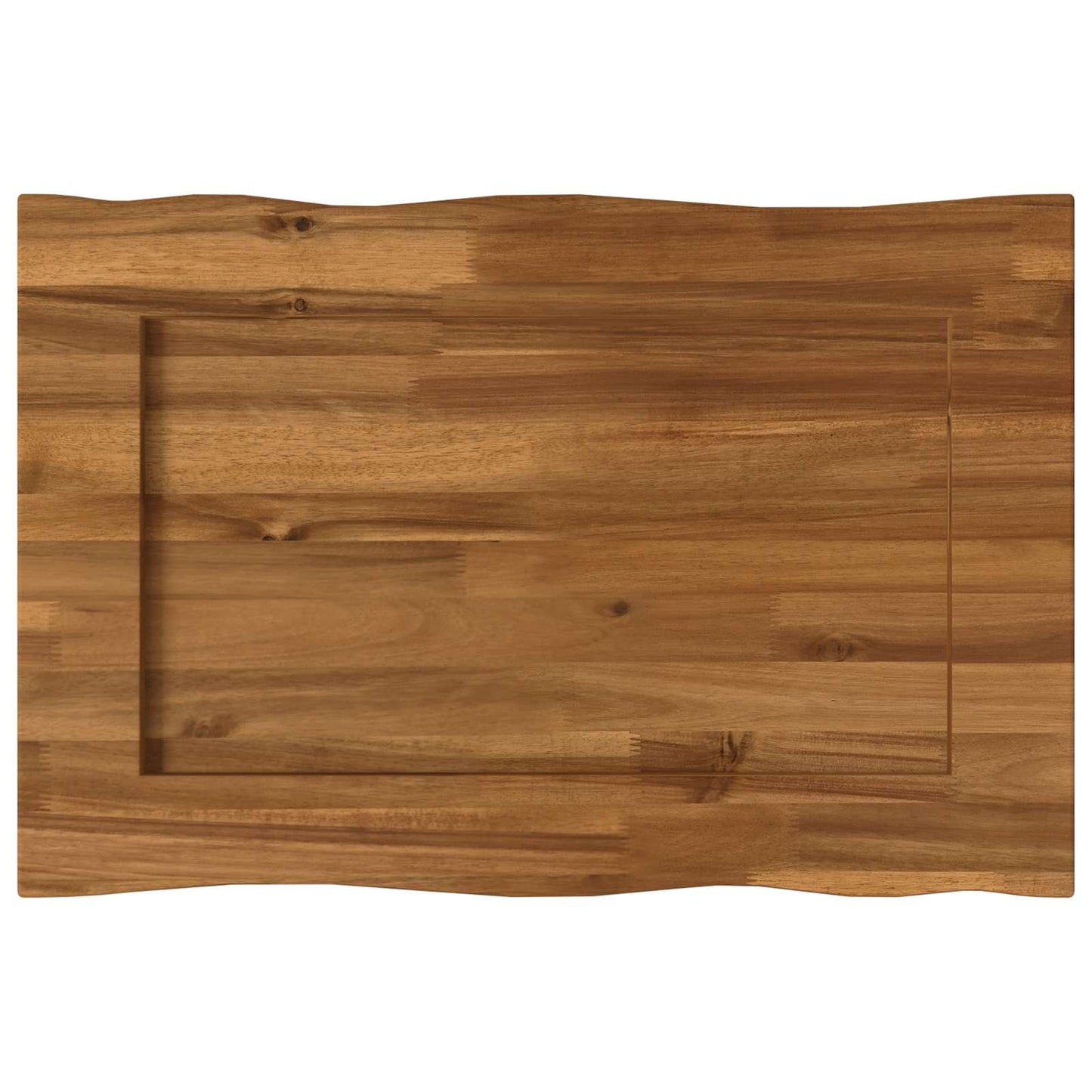 vidaXL Live Edge Table Top 80 x 40 x 3.5 cm Rectangular Natural