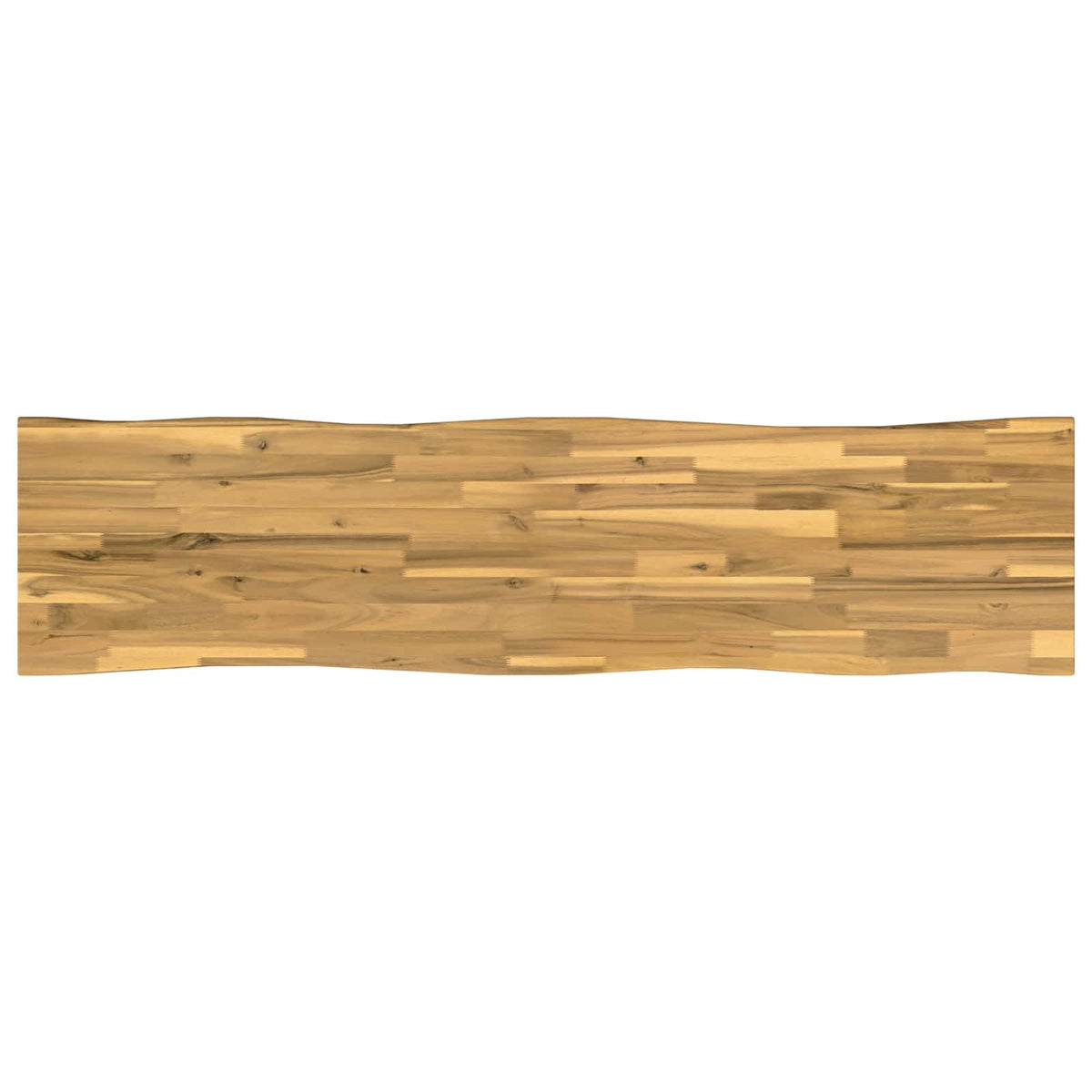 vidaXL Live Edge Table Top 160 x 40 x 3.5 cm Rectangular White