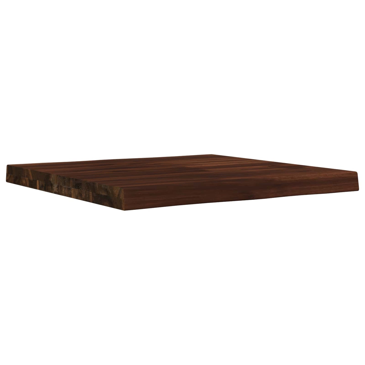 vidaXL Live Edge Table Top 50 x 50 x 3.5 cm Square Solid Acacia Wood