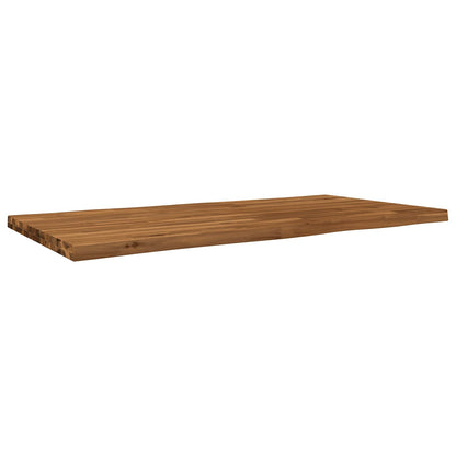 vidaXL Live Edge Table Top 100 x 60 x 3.5 cm Rectangular Natural
