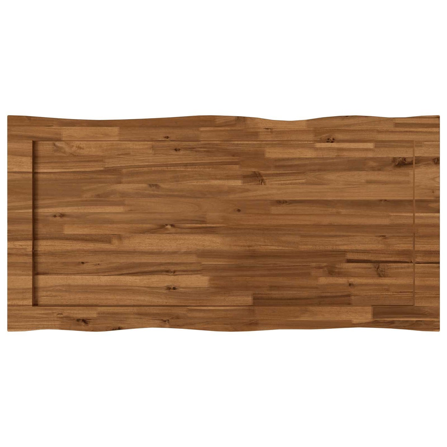 vidaXL Live Edge Table Top 100 x 60 x 3.5 cm Rectangular Natural