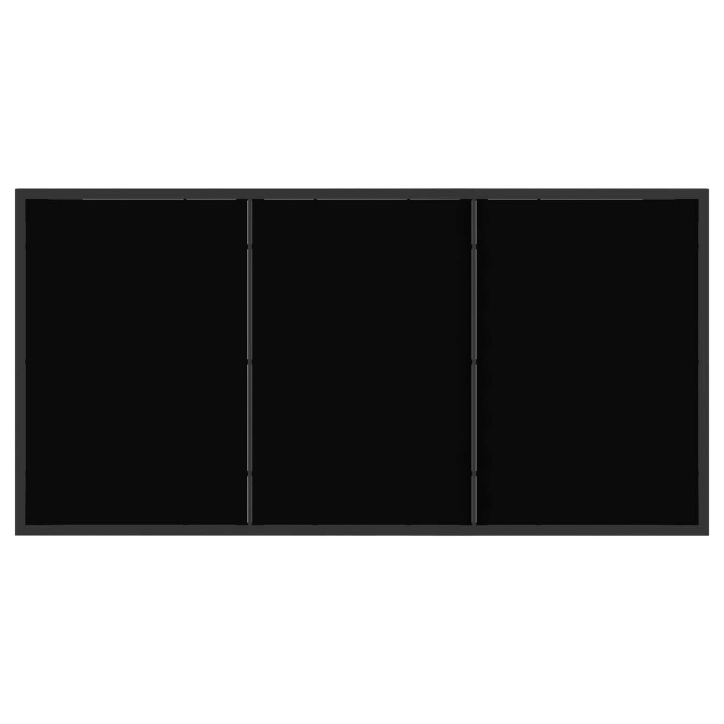 vidaXL Garden Set 5 pcs Black Metal and Rattan