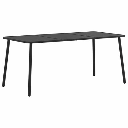 vidaXL Dining Set 5 pcs Anthracite Steel
