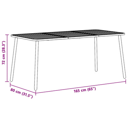 vidaXL Dining Set 5 pcs Anthracite Steel