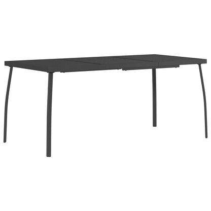 vidaXL Dining Set 5 pcs Anthracite Steel