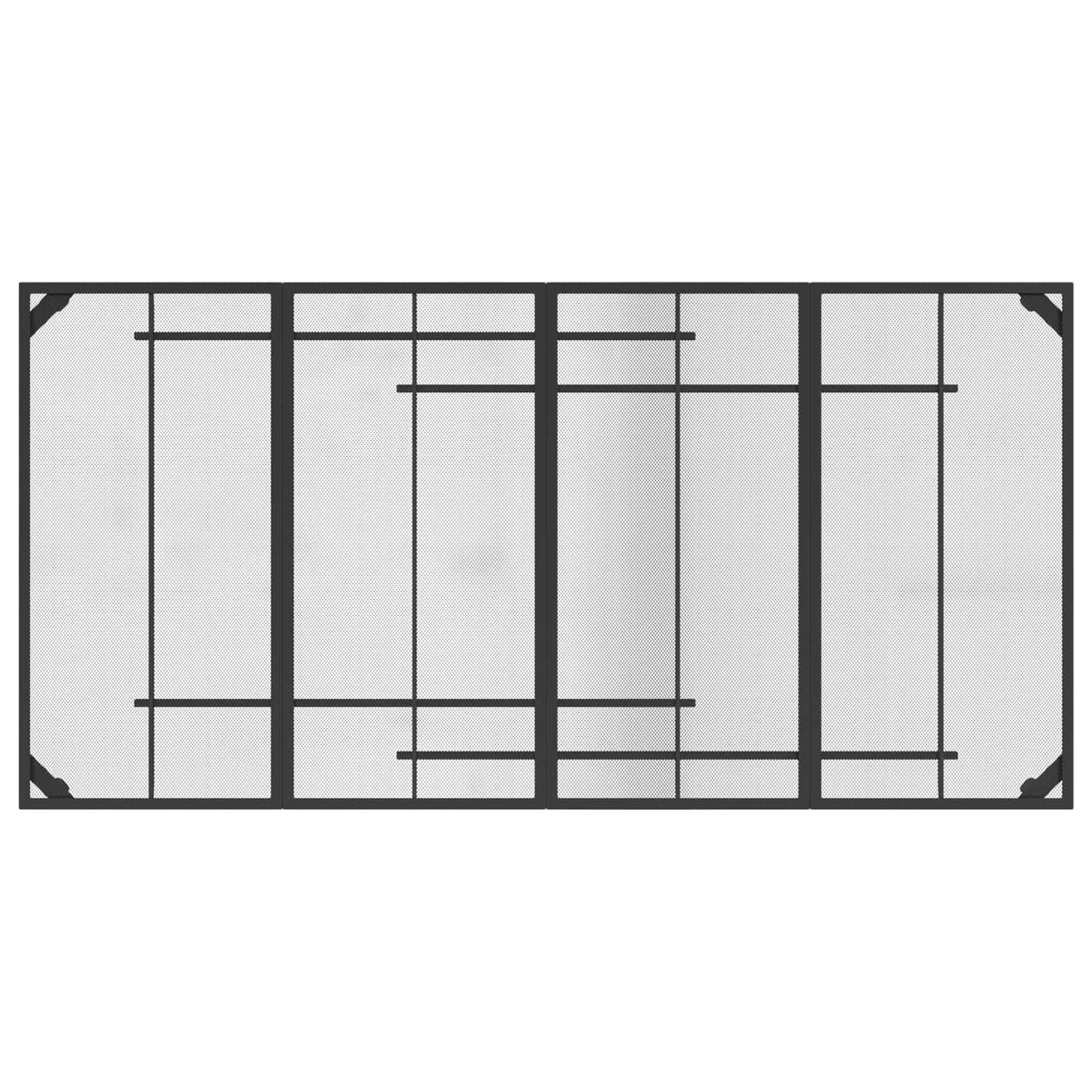 vidaXL Dining Set 7 pcs Anthracite Steel