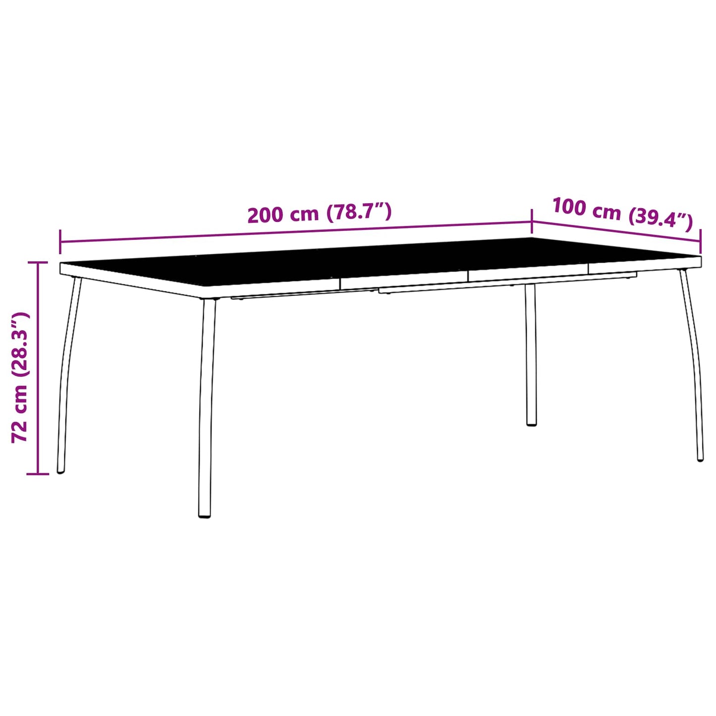 vidaXL Dining Set 9 pcs Anthracite Steel