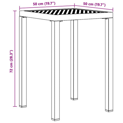 vidaXL Outdoor Furniture Set 3 pcs Anthracite Steel
