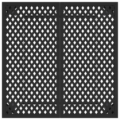 vidaXL Outdoor Furniture Set 3 pcs Anthracite Steel