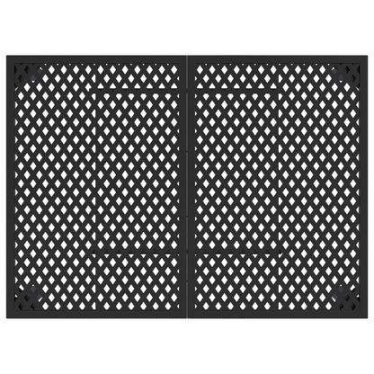 vidaXL Outdoor Furniture Set 5 pcs Anthracite Steel