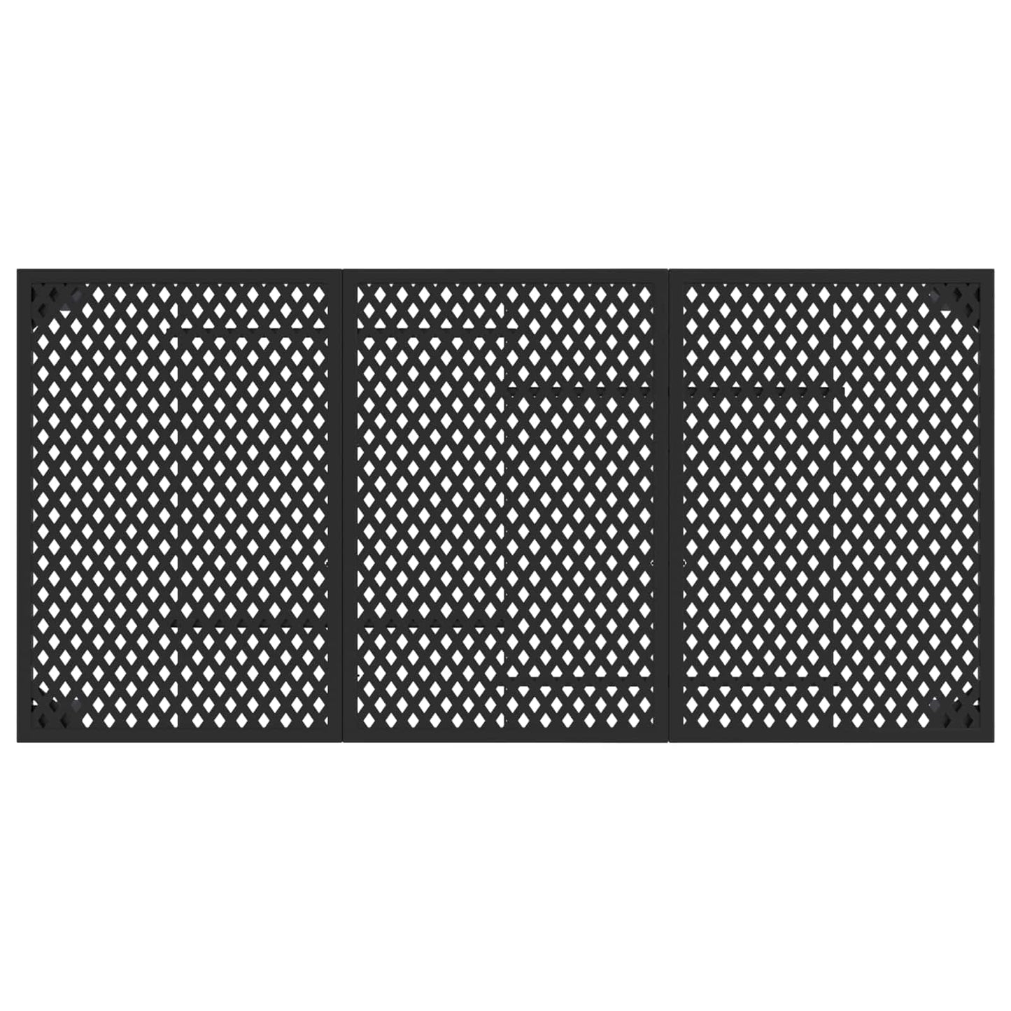 vidaXL Outdoor Furniture Set 5 pcs Anthracite Steel