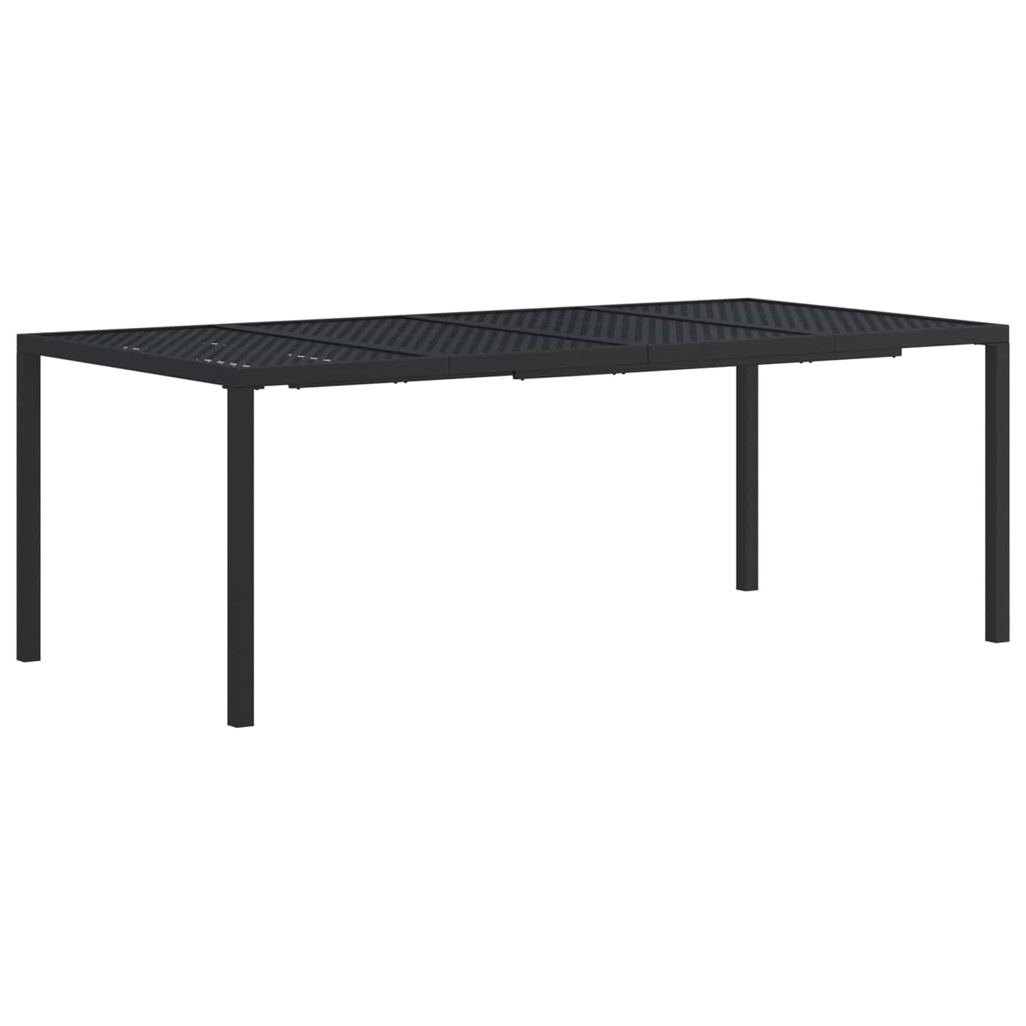 vidaXL Outdoor Furniture Set 9 pcs Anthracite Steel