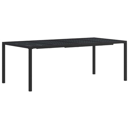 vidaXL Outdoor Furniture Set 9 pcs Anthracite Steel