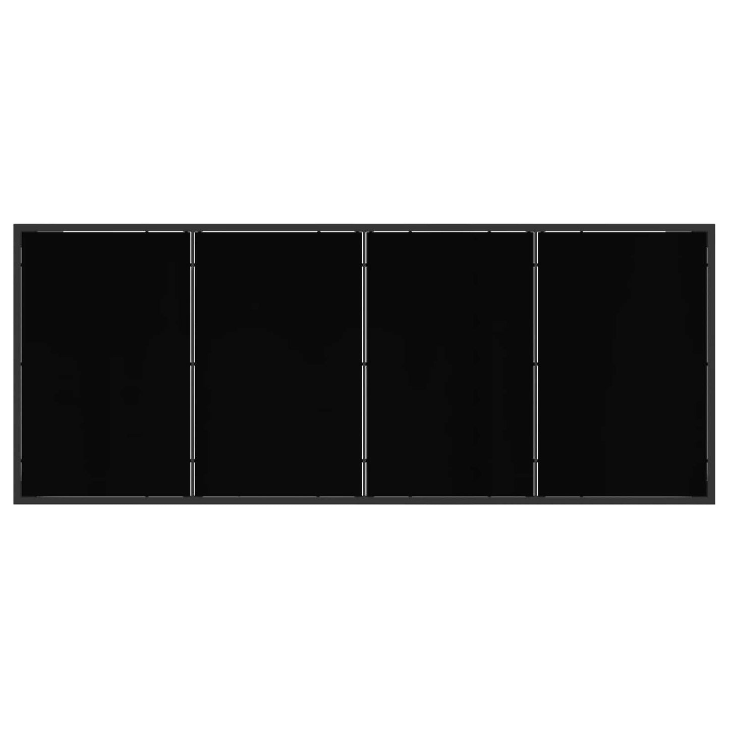 vidaXL Outdoor Furniture Set 7 pcs Black and Anthracite Textilene