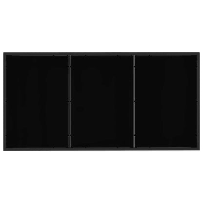 vidaXL Outdoor Furniture Set 7 pcs Black and Anthracite Textilene