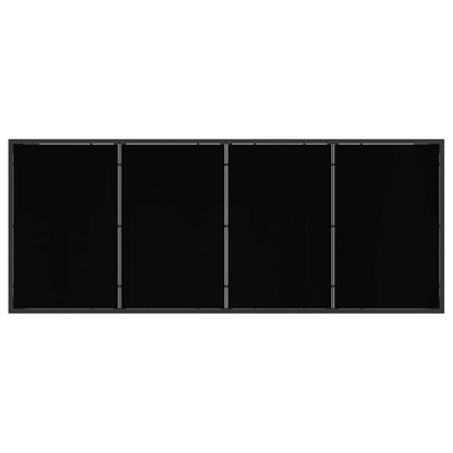 vidaXL Outdoor Furniture Set 7 pcs Black and Anthracite Textilene