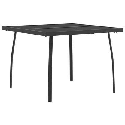 vidaXL Outdoor Furniture Set Folding 3 pcs Anthracite Iron and Steel