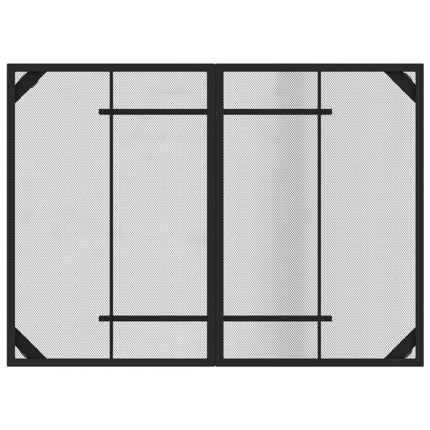 vidaXL Outdoor Furniture Set Folding 5 pcs Anthracite Iron and Steel
