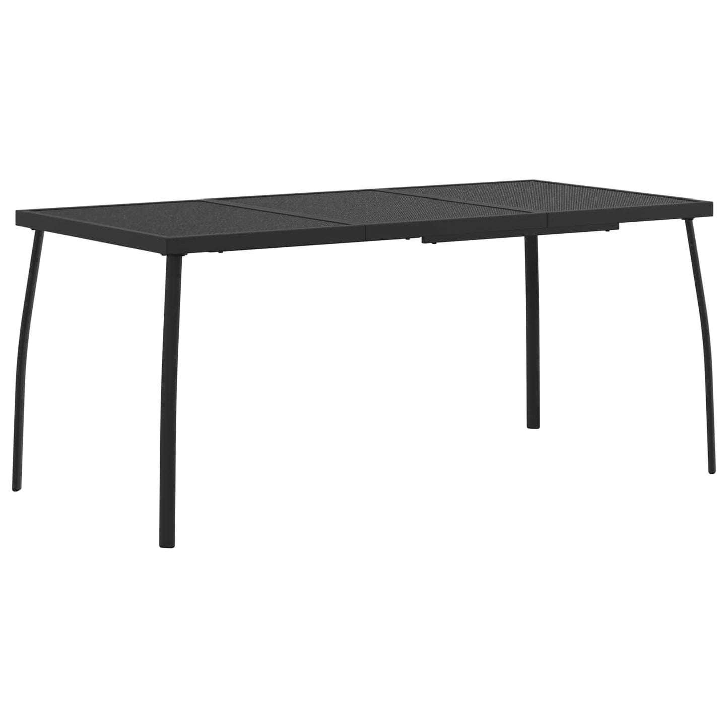 vidaXL Outdoor Furniture Set Folding 7 pcs Anthracite Iron and Steel