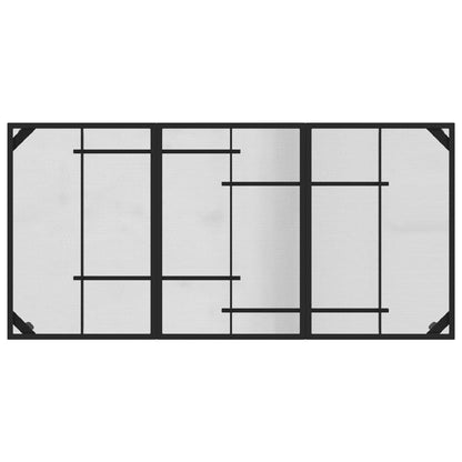 vidaXL Outdoor Furniture Set Folding 7 pcs Anthracite Iron and Steel