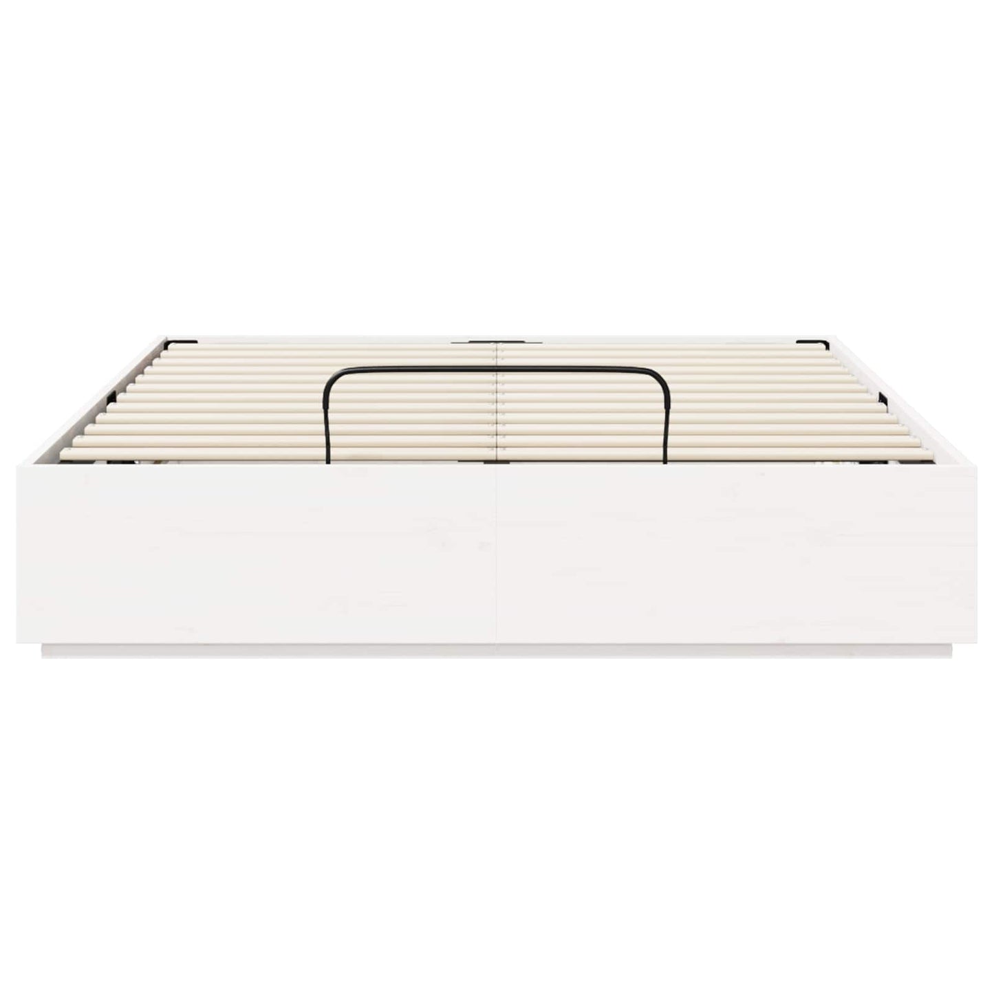 vidaXL Ottoman Bed Frame White 120 x 190 cm Solid Pine Wood