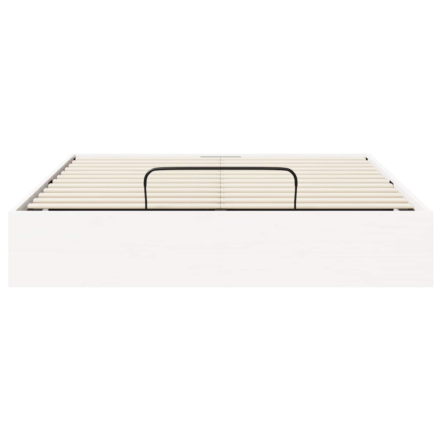 vidaXL Ottoman Bed Frame with Storage White 120 x 190 cm
