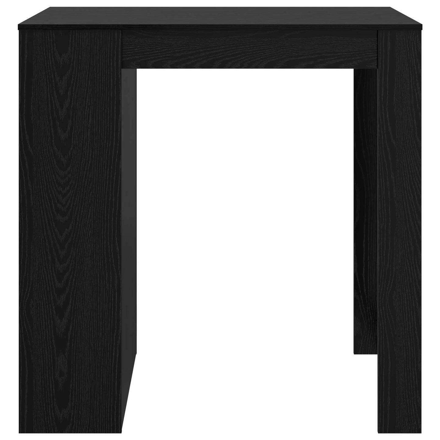vidaXL Bar Table 102 x 70 x 103.5 cm Engineered Wood Black Oak