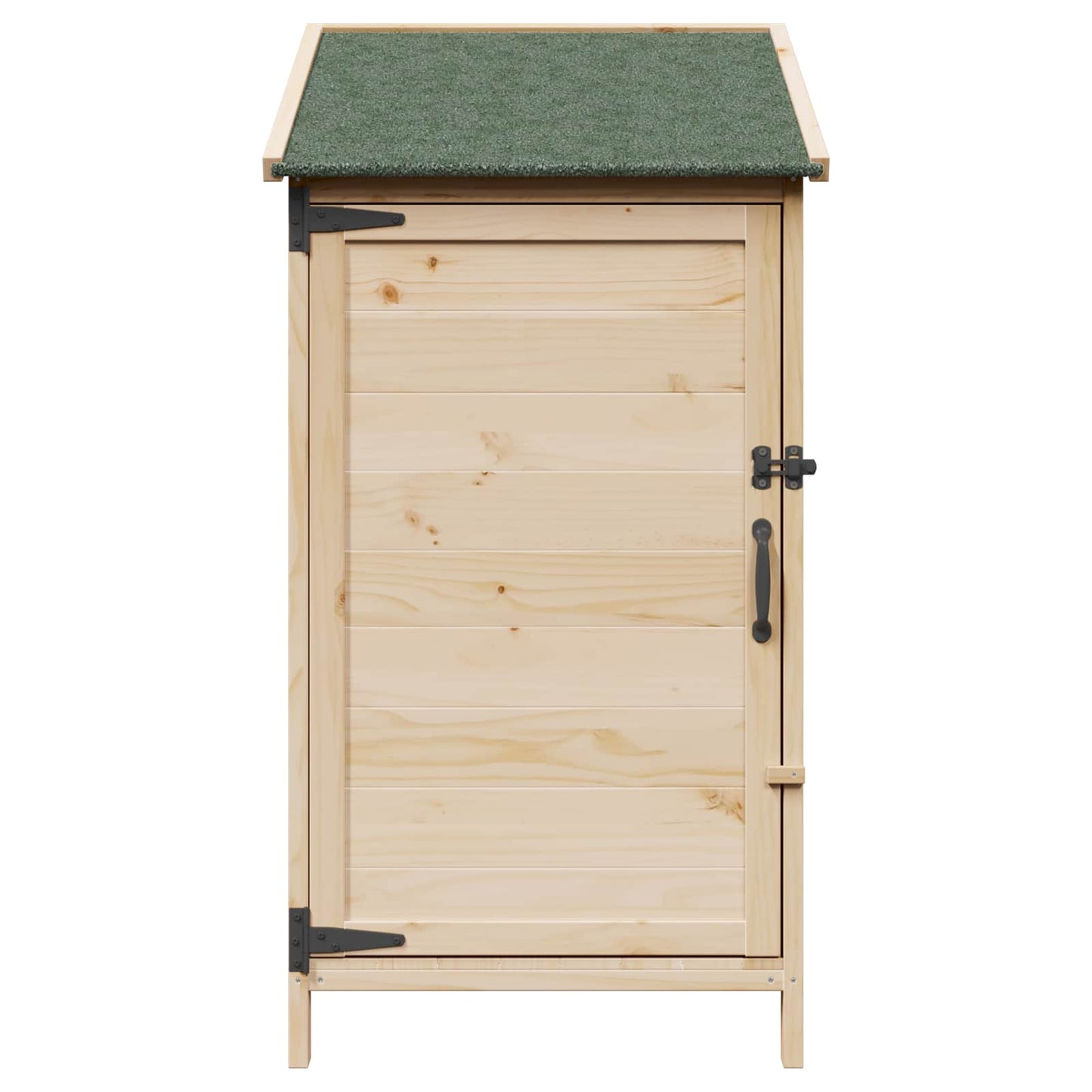 vidaXL Garden Shed with Roof Natural 59 x 56 x 113.5 cm Solid Fir Wood