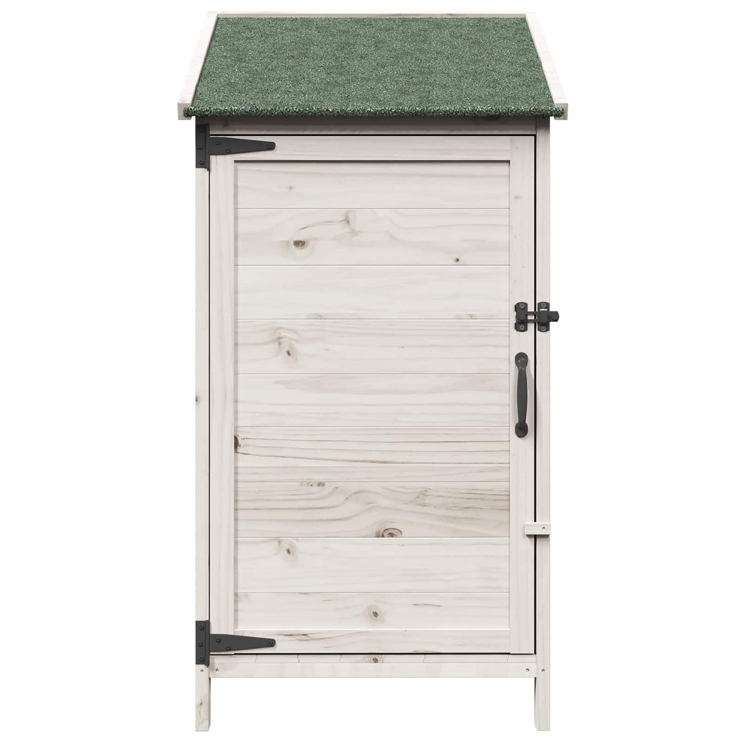 vidaXL Garden Shed with Roof White 59 x 56 x 113.5 cm Solid Fir Wood
