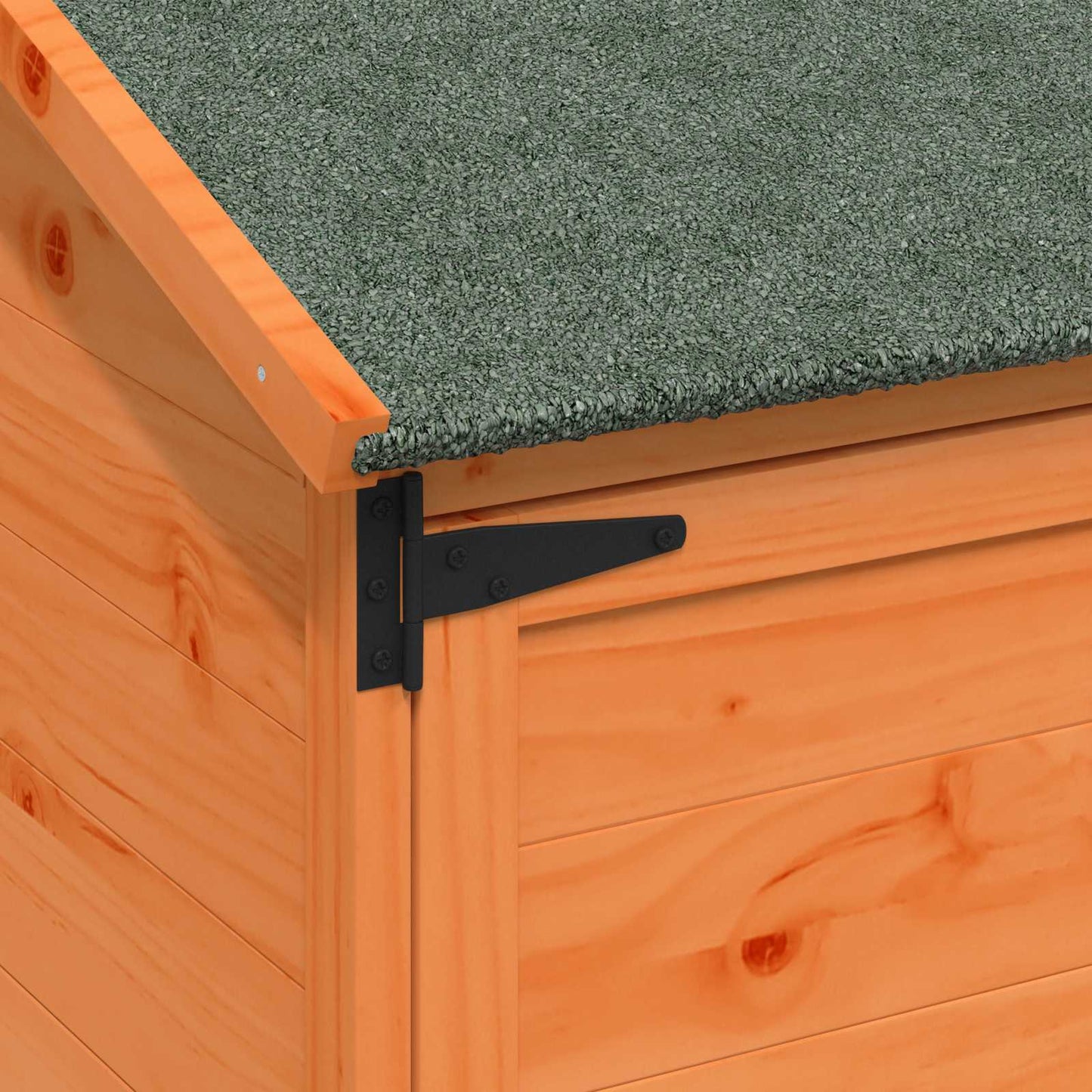 vidaXL Garden Shed with Roof Brown 59 x 56 x 113.5 cm Solid Fir Wood