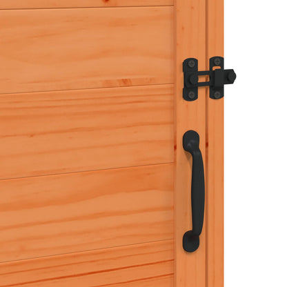 vidaXL Garden Shed with Roof Brown 59 x 56 x 113.5 cm Solid Fir Wood