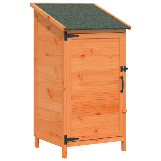 vidaXL Garden Shed with Roof Brown 59 x 56 x 113.5 cm Solid Fir Wood