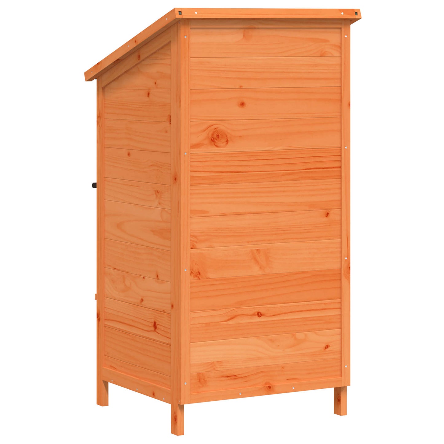 vidaXL Garden Shed with Roof Brown 59 x 56 x 113.5 cm Solid Fir Wood