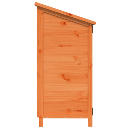 vidaXL Garden Shed with Roof Brown 59 x 56 x 113.5 cm Solid Fir Wood