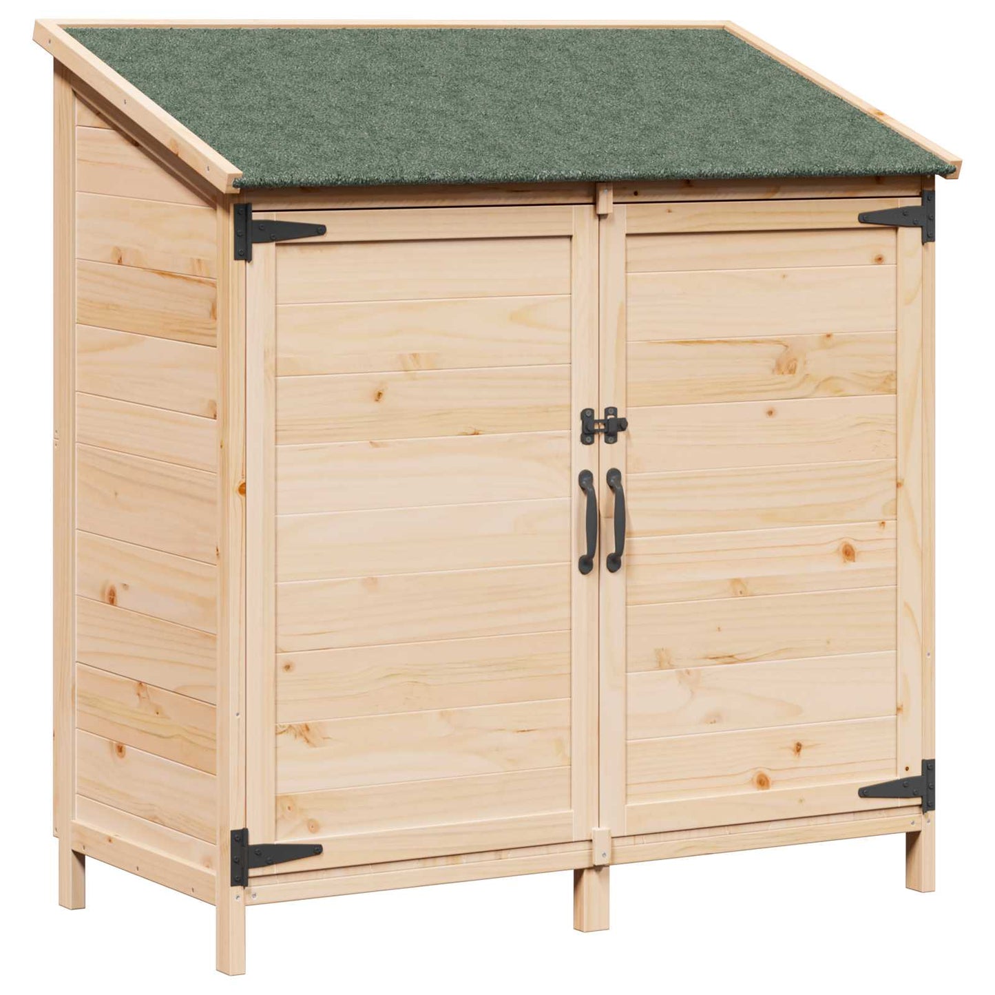 vidaXL Garden Shed Natural 106.5 x 56 x 113.5 cm Solid Fir Wood