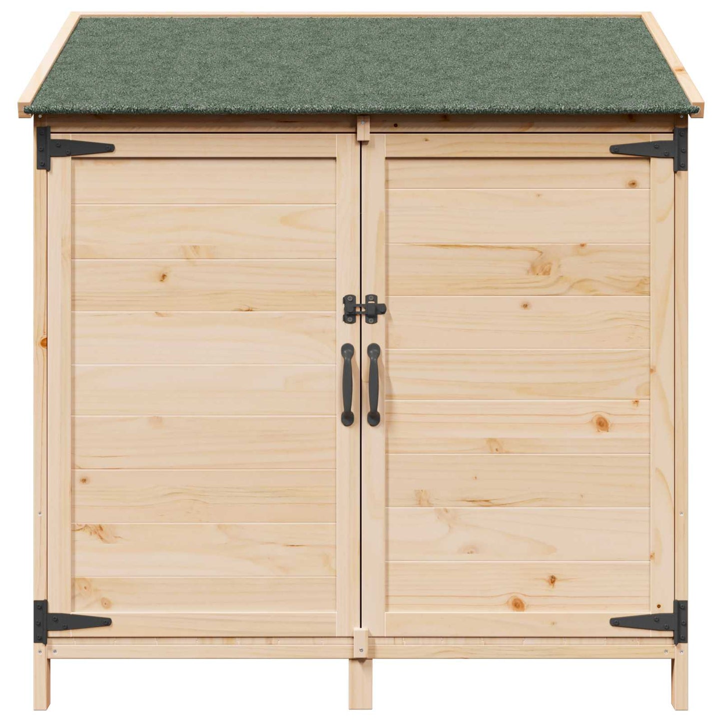vidaXL Garden Shed Natural 106.5 x 56 x 113.5 cm Solid Fir Wood