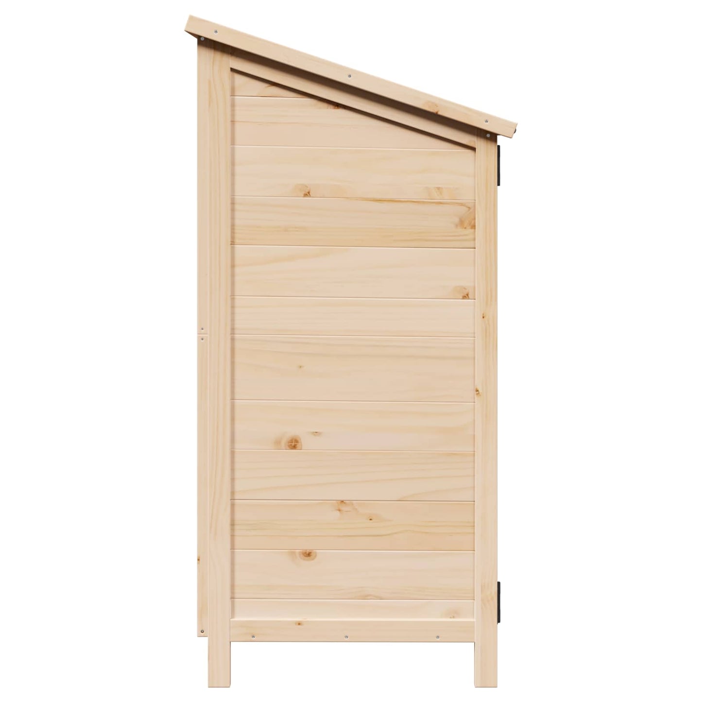 vidaXL Garden Shed Natural 106.5 x 56 x 113.5 cm Solid Fir Wood