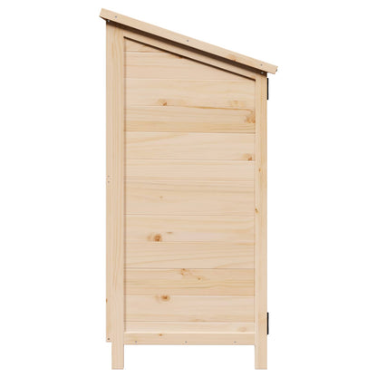 vidaXL Garden Shed Natural 106.5 x 56 x 113.5 cm Solid Fir Wood
